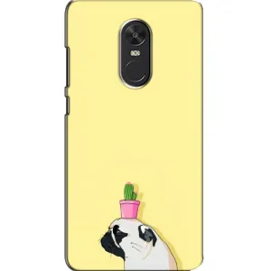 Бампер для Xiaomi Redmi Note 4X с картинкой "Песики" (Кактус на голове)