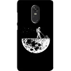 Силиконовый Чехол с принтом "Космонавты" на Xiaomi Redmi Note 4X (Космонавт)