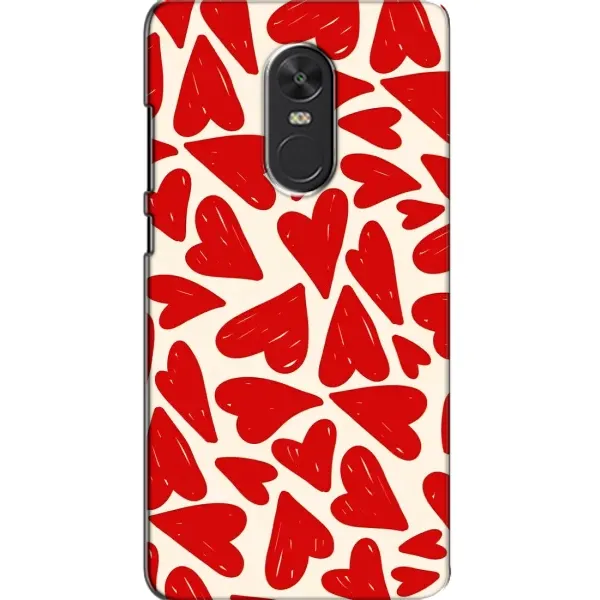 Чехол с рисунком «Красные сердечка» для Xiaomi Redmi Note 4X Чехол с рисунком «Красные сердечка» для Xiaomi Redmi Note 4X