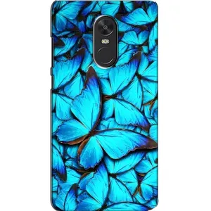 Силиконовый бампер с картинкой животных для Xiaomi Redmi Note 4X (Крылья бабочек)