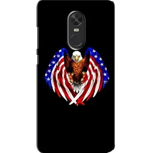 Чехол Флаг USA для Xiaomi Redmi Note 4X (Крылья США)