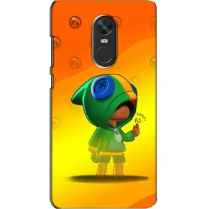 Чохол Бравл Старс для Xiaomi Redmi Note 4X (LEON в кофті)
