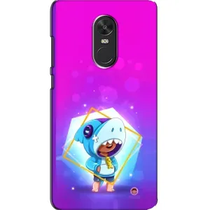 Чохол Бравл Старс для Xiaomi Redmi Note 4X (Леон у костюмі Акули)