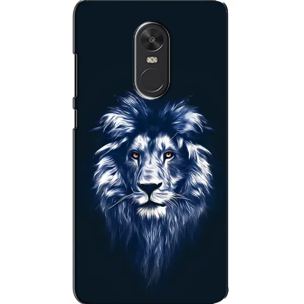 Чехол с рисунком «Лев - синий» для Xiaomi Redmi Note 4X