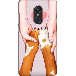 Чехол (ТПУ) Милые собачки для Xiaomi Redmi Note 4X (Любовь к собакам)