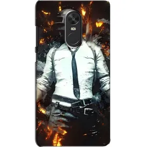 Силиконовый чехол с картинкой "Герой Pubg" на Xiaomi Redmi Note 4X (Man Пубг)