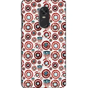 Чохол с Щітом Капітана Америки на Xiaomi Redmi Note 4X (Марвел щити)