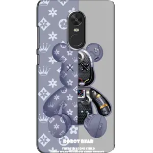 Силиконовый чехол для Xiaomi Redmi Note 4X (Медведь Louis Vuitton)