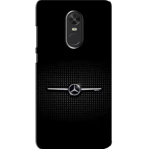 Силиконовый бампер с картинкой машины на Xiaomi Redmi Note 4X (Mercedes)