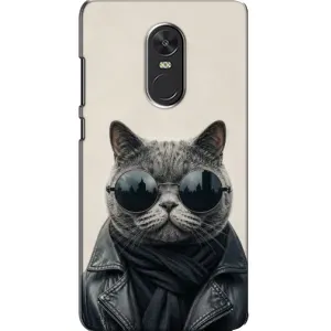 Чехол на тематику: Коты для Xiaomi Redmi Note 4X (Модный кот)
