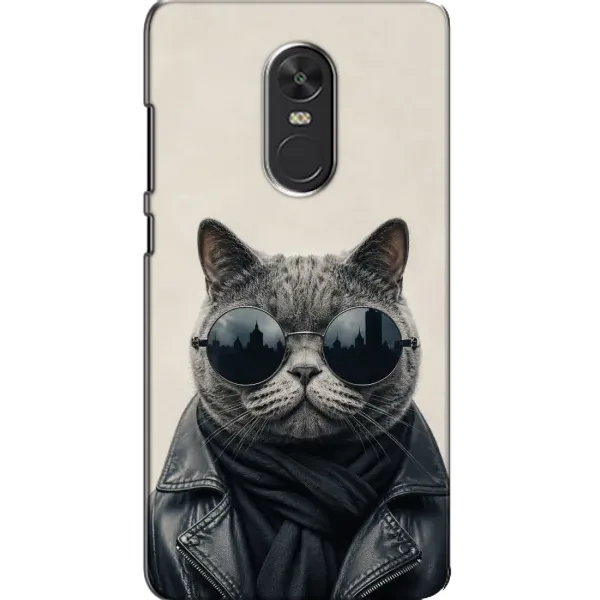 Чехол с рисунком «Модный кот» для Xiaomi Redmi Note 4X