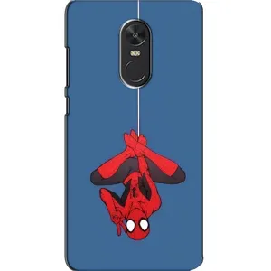 Чехол Супергерой Человека Паука на Xiaomi Redmi Note 4X (На паутине)