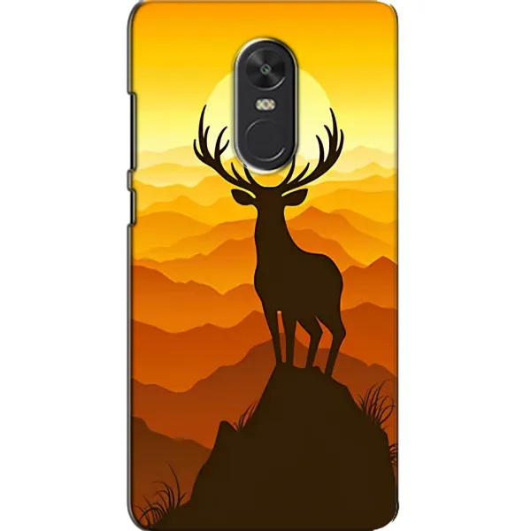 Чехол с рисунком «Силуэт Оленя» для Xiaomi Redmi Note 4X