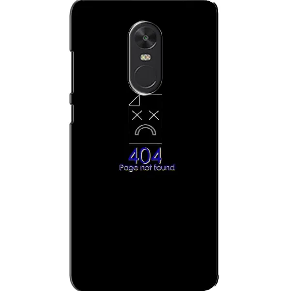 Чехол с рисунком «Ошибка 404» для Xiaomi Redmi Note 4X Чехол с рисунком «Ошибка 404» для Xiaomi Redmi Note 4X