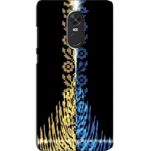 Силиконовый Чехол на Xiaomi Redmi Note 4X (Патриотическая вышиванка)