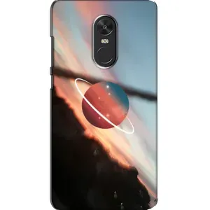 Чехол (ТПУ) с планетами на Xiaomi Redmi Note 4X (Сатурн)