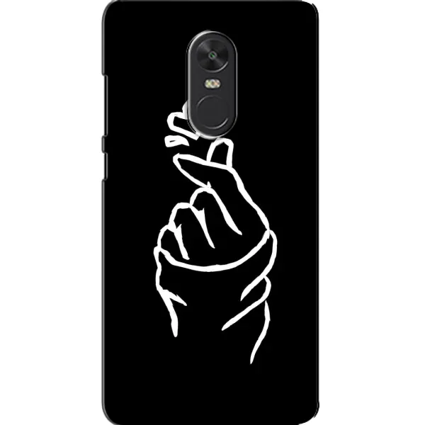 Чехол с рисунком «Сердце на черном» для Xiaomi Redmi Note 4X Чехол с рисунком «Сердце на черном» для Xiaomi Redmi Note 4X