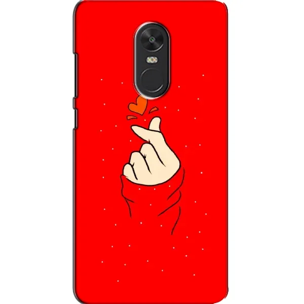 Чехол с рисунком «Сердце на красном» для Xiaomi Redmi Note 4X Чехол с рисунком «Сердце на красном» для Xiaomi Redmi Note 4X