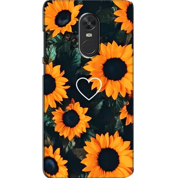 Чехол с рисунком «Сердечко в подсолнухах» для Xiaomi Redmi Note 4X Чехол с рисунком «Сердечко в подсолнухах» для Xiaomi Redmi Note 4X