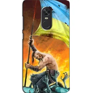 Чехол с картинкой (Патриотический КОЗАК) на Xiaomi Redmi Note 4X (Сильный Козак)