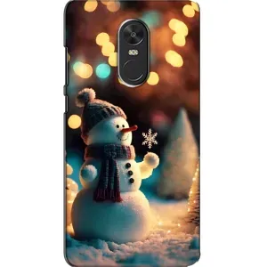 Чехлы на Новый Год Xiaomi Redmi Note 4X (Снеговик праздничный)