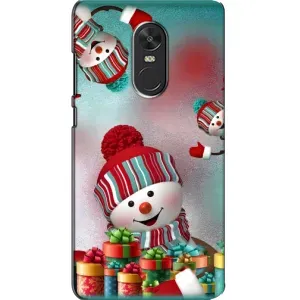 Чехлы на Новый Год Xiaomi Redmi Note 4X (Снеговик в шапке)