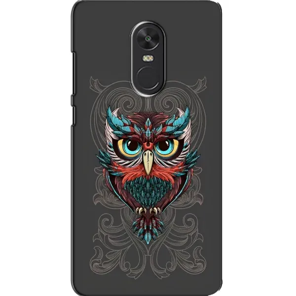 Чехол с рисунком «Сова на сером» для Xiaomi Redmi Note 4X
