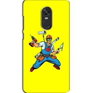 Силіконовий бампер (Працівники) на Xiaomi Redmi Note 4X (Будівельник)