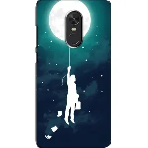 Чехол (ТПУ) с планетами на Xiaomi Redmi Note 4X (To The moon)