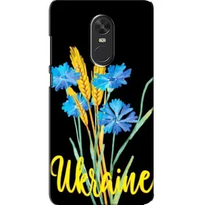 Чехол на Xiaomi Redmi Note 4X Украинский дизайн (Ukraine в цветочках)