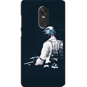 Силиконовый чехол с картинкой "Герой Pubg" на Xiaomi Redmi Note 4X (В экиперовке)