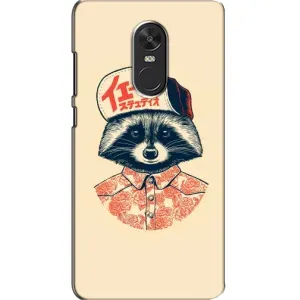 Силиконовый Чехол с Енотами на Xiaomi Redmi Note 4X (В кепчику)