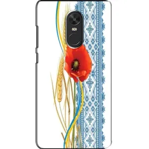 Силиконовый Чехол на Xiaomi Redmi Note 4X с картинкой Вышиванки (Вышиванка с цветком)