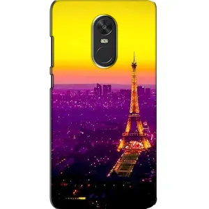 Чехол с Эйфелевой башней на Xiaomi Redmi Note 4X (Яркая башня)