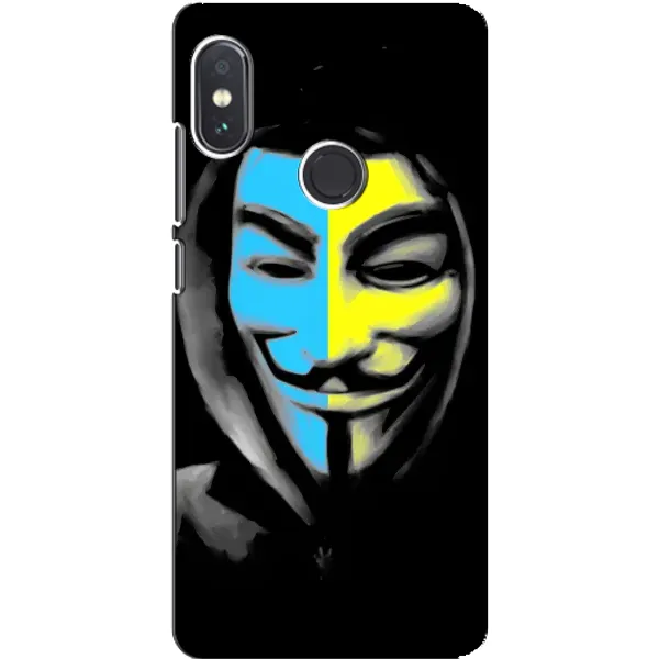 Чехол с рисунком «Анонимус патриот» для Xiaomi Redmi Note 5 Pro