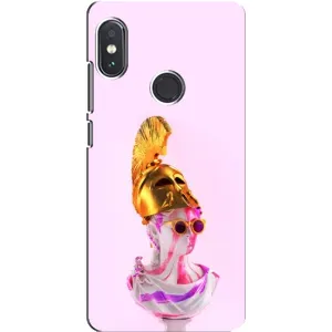 Чохол з Прикольним Принтом на Xiaomi Redmi Note 5 Pro (АРТ Статуя)