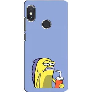 Бампер с принтом Мемы для Xiaomi Redmi Note 5 Pro (Безразличие)