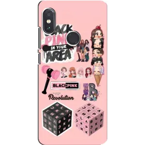 Чохли з картинкою для Xiaomi Redmi Note 5 Pro (BLACK PINK колаж)