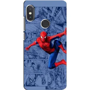 Силиконовый Чехол для Xiaomi Redmi Note 5 Pro (Человек Паук)