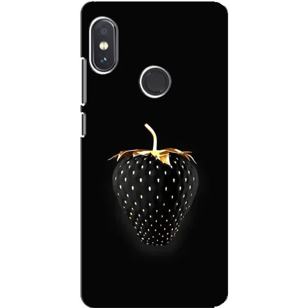 Чехол с рисунком «Чёрная клубника» для Xiaomi Redmi Note 5 Pro