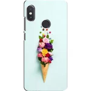 Чохли з тематикою "КВІТИ" на Xiaomi Redmi Note 5 Pro (Квітка-морозиво)