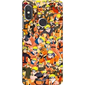 Чохли з принтом НАРУТО на Xiaomi Redmi Note 5 Pro (Коллаж Наруто)