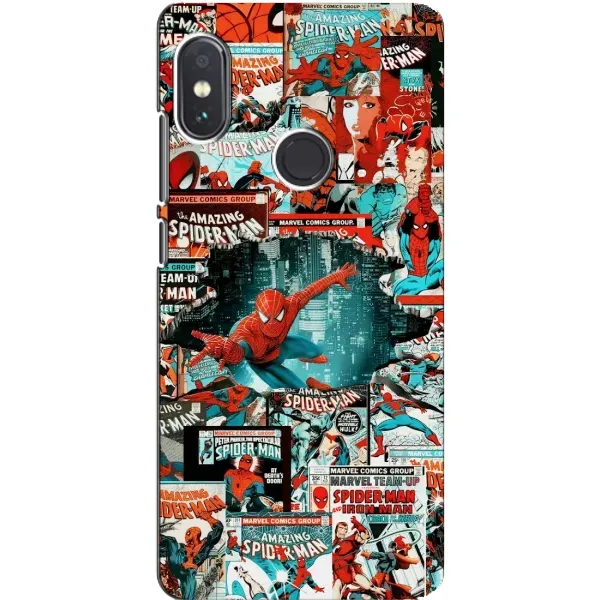 Чехол с рисунком «Комиксы Человек Паук» для Xiaomi Redmi Note 5 Pro Чехол с рисунком «Комиксы Человек Паук» для Xiaomi Redmi Note 5 Pro