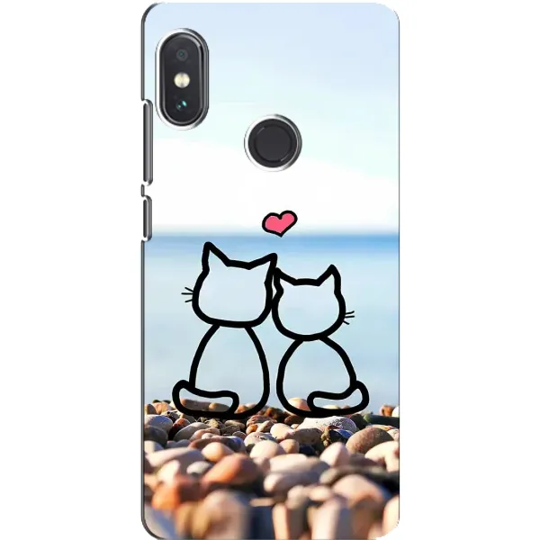 Чехол с рисунком «Котейки» для Xiaomi Redmi Note 5 Pro Чехол с рисунком «Котейки» для Xiaomi Redmi Note 5 Pro