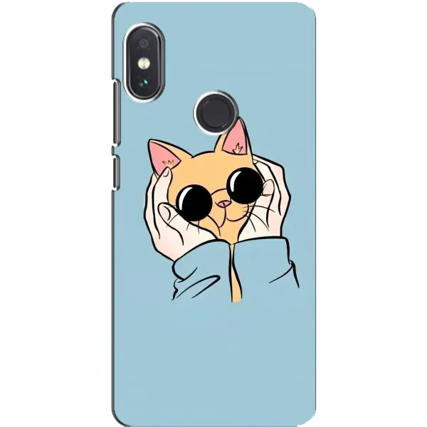 Чехол с рисунком «КОТИК в очках» для Xiaomi Redmi Note 5 Pro Чехол с рисунком «КОТИК в очках» для Xiaomi Redmi Note 5 Pro