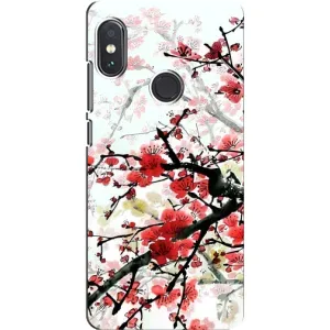 Чехол с принтом САКУРЫ на Xiaomi Redmi Note 5 Pro (Красивая Сакура)