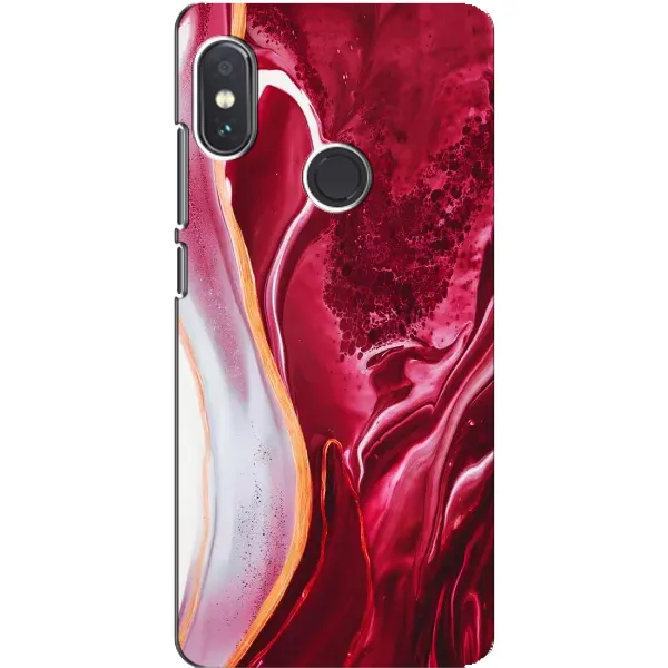 Чехол с рисунком «Красный мрамор» для Xiaomi Redmi Note 5 Pro Чехол с рисунком «Красный мрамор» для Xiaomi Redmi Note 5 Pro