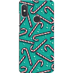 Силиконовый бампер на рождество для Xiaomi Redmi Note 5 Pro (Леденцы)
