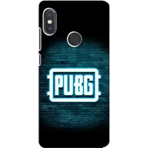 Чехол (TPU) с картинкой "Лого Пабг" на Редми Нот 5 про (Лого PUBG)