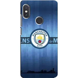 Силиконовые Чехлы принт Футбол на Xiaomi Redmi Note 5 Pro (ManCity)